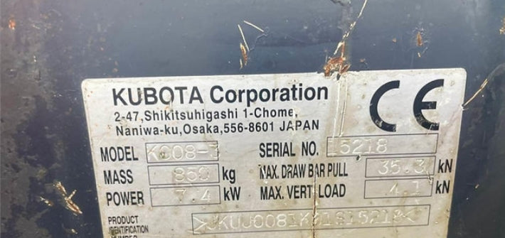 Kubota K 008-3