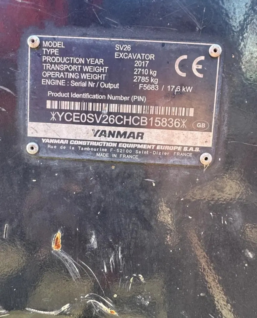 Yanmar SV 26