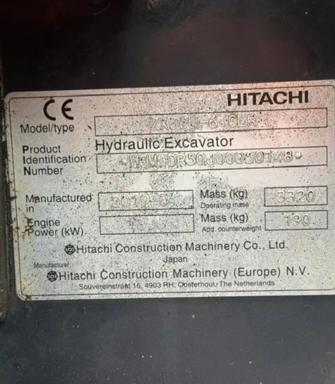 Hitachi ZX 33 U-6