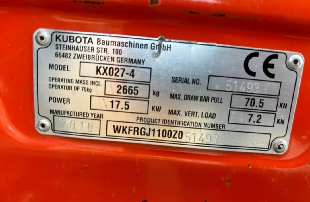 Kubota KX027-4