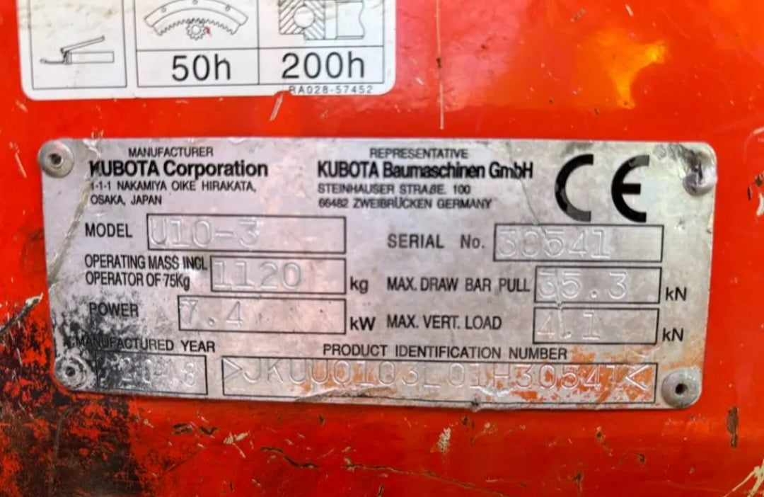 KUBOTA U10-3