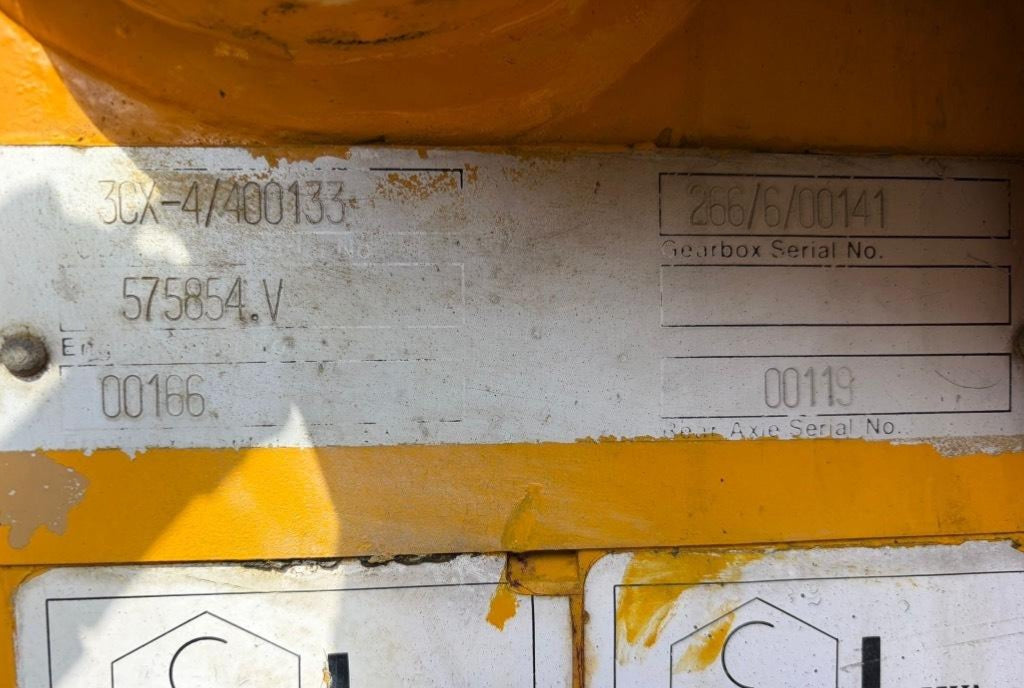 JCB 3 CX SM Plus, 1991