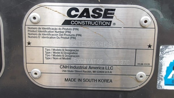 CASE CX37C, 2023 4,5T
